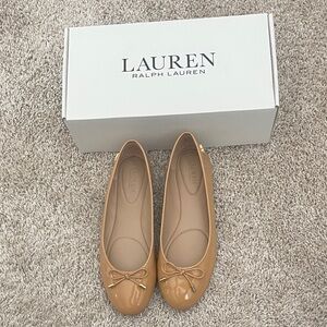 Lauren Ralph Lauren Camel Ballet Flats